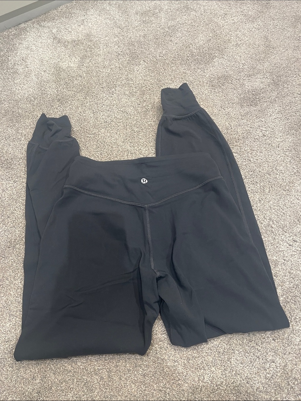 lululemon grey high-rise athletic joggers
